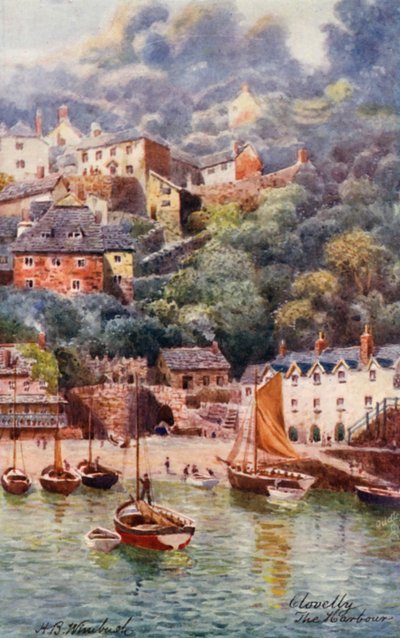 Der Hafen, Clovelly von Henry B. (after) Wimbush