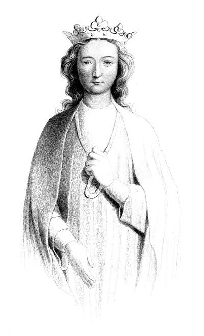 Eleonore von Kastilien 1241-1290, 1851 von Henry Colburn