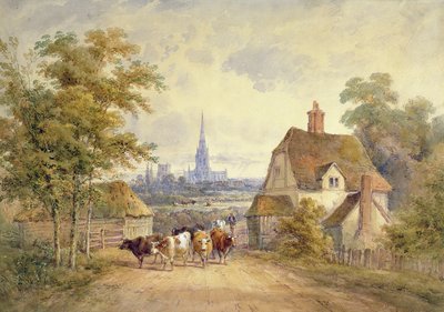Kathedrale von Chichester, Sussex von Henry Earp