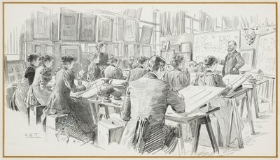 Entwurfsraum, Städtische Kunstschule von Henry Edward Tidmarsh