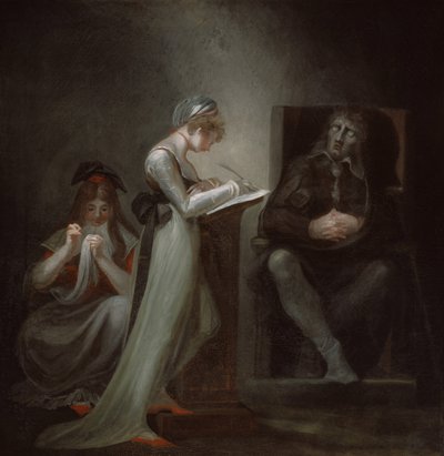 Milton diktiert seiner Tochter, 1794 von Johann Heinrich Füssli