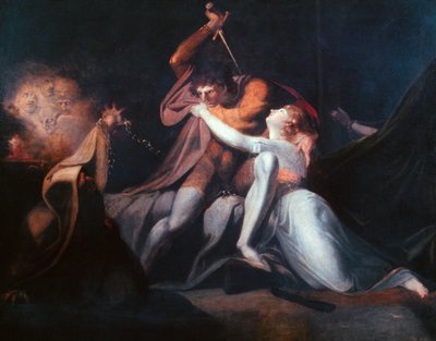 Percival übergibt Belisane..., ausgestellt 1783 von Johann Heinrich Füssli