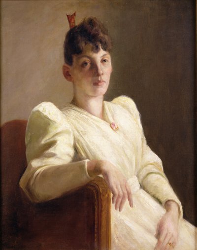 Porträt einer jungen Dame von Henry Hammond Ahl