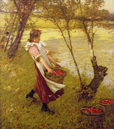 Im Obstgarten, Haylands, Graffham von Henry Herbert La Thangue