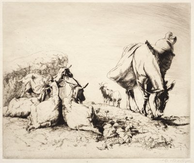 Ein Straßenrand in Spanien von Henry Keller