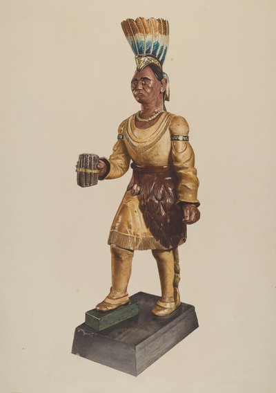 Indianer im Zigarrenladen von Henry Murphy