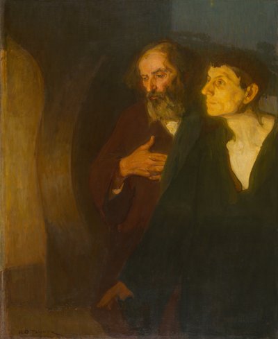 Die zwei Jünger am Grab von Henry Ossawa Tanner