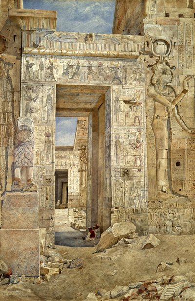 Ruinen von Philae, 1894 von Henry Roderick Newman