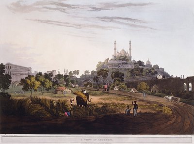 Eine Ansicht von Lucknow, 1824 von Henry Salt
