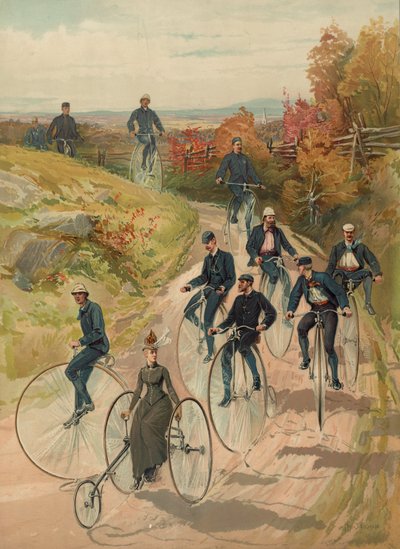 Radfahren von Henry Sandham