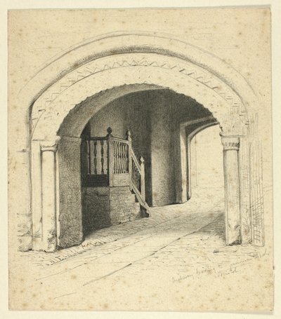 Torweg zur Grammar School, Bristol von Henry Stacy Marks