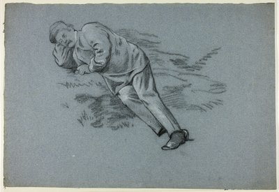 Schlafender Mann von Henry Stacy Marks