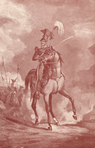 Offizier, 9. Lanzenreiter, um 1825 von Henry Thomas Alken