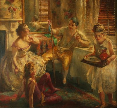 Schauspieler auf Spaziergang von Henry Tonks