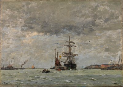 Eingang zum Hafen, 1890 von Henry Ward Ranger