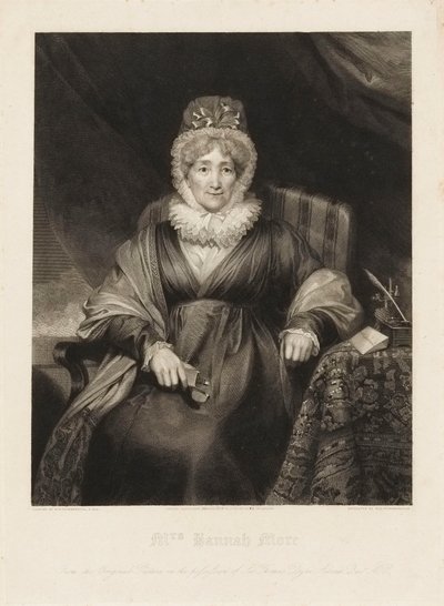 Mrs. Hannah More von Henry William (after) Pickersgill