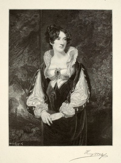 Porträt einer Dame von Henry Wolf