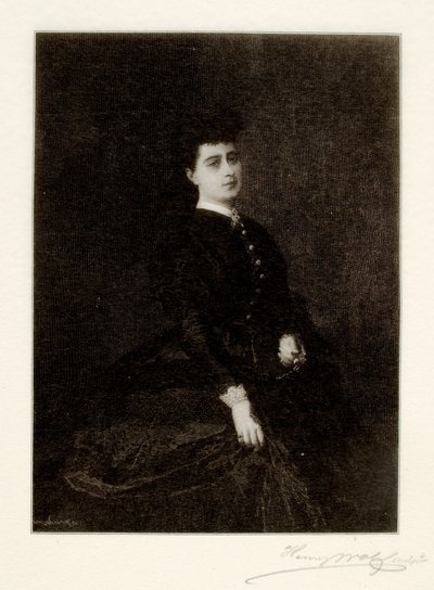 Porträt einer spanischen Dame von Henry Wolf