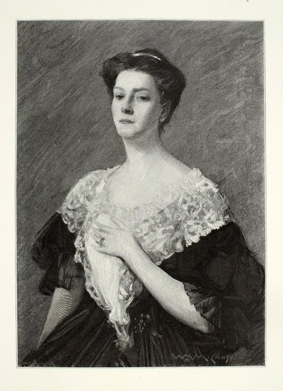 Porträt einer Frau von Henry Wolf