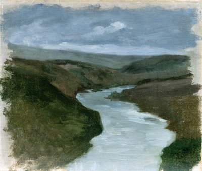 Landschaft vom Dnepr-Fluss, ca. 1878-89 von Henryk Hipolit Rodakowski