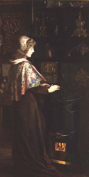 Am Studio-Ofen von Herbert Sidney