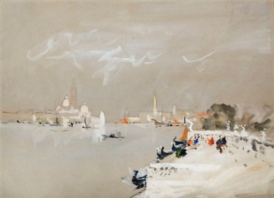 Über die Lagune, Venedig von Hercules Brabazon Brabazon