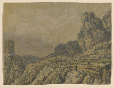 Bergtal mit einem Plateau, ca. 1625-30 von Hercules Seger