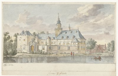 Ansicht von Schloss Nijenrode von Herman Saftleven