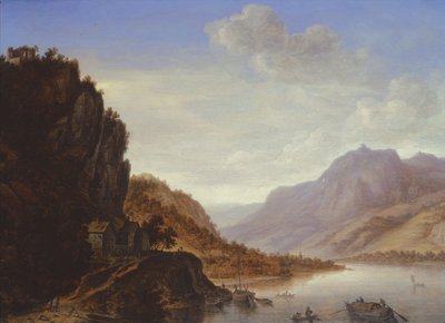 Gebirgige Flusslandschaft von Herman the Younger Saftleven