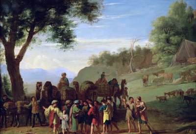 Joseph wird von seinen Brüdern verkauft von Herman van Swanevelt