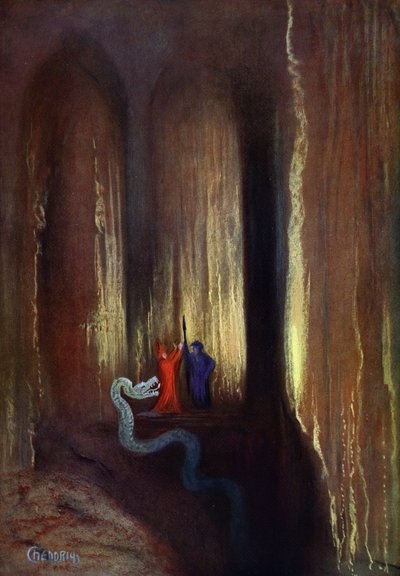 Dunkle Höhle, 1906 von Hermann Hendrich