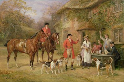 Ein Treffen bei den Drei Tauben von Heywood Hardy