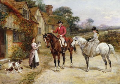 Ein Welpe für meine Dame von Heywood Hardy