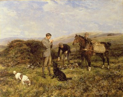 Moorhuhnjagd, 1901 von Heywood Hardy