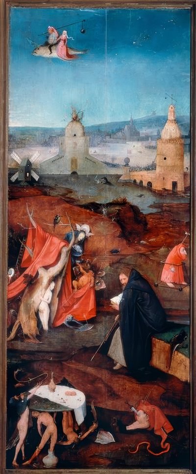 Der Hl. Antonius in Betrachtung von Hieronymus Bosch