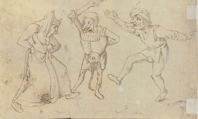 Drei tanzende Figuren von Hieronymus Bosch