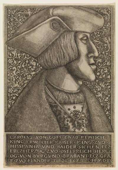 Karl V., Kaiser des Heiligen Römischen Reiches von Hieronymus Hopfer