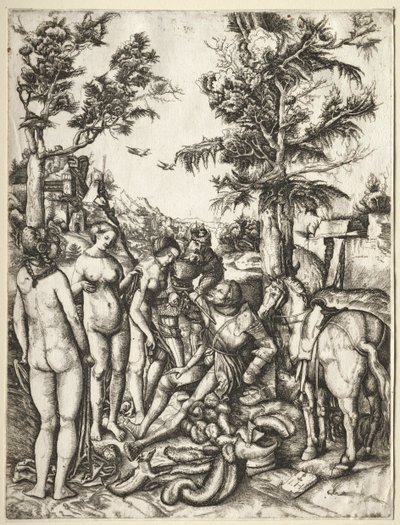 Das Urteil des Paris von Hieronymus Hopfer