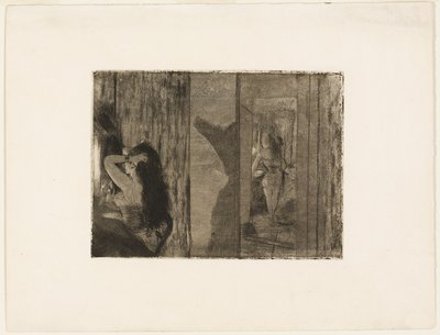 Schauspielerinnen in ihren Umkleideräumen von Hilaire Germain Edgar Degas