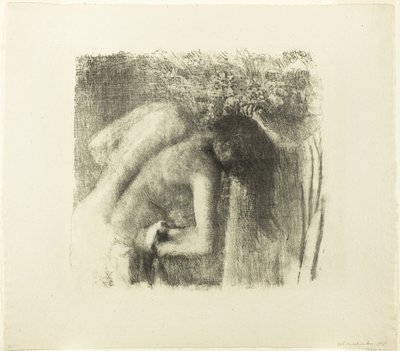 Nach dem Bad (große Version) von Hilaire Germain Edgar Degas