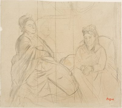 Madame Lisle und Madame Loubens von Hilaire Germain Edgar Degas