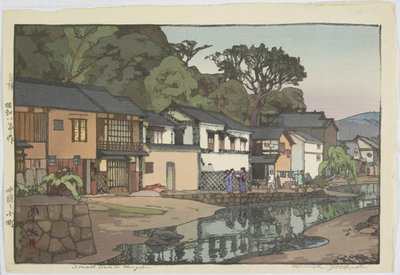 Kleinstadt im Chu_goku-Distrikt von Hiroshi Yoshida