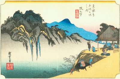 Sakanoshita von Hiroshige