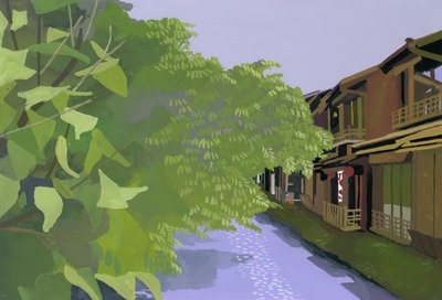 Kyoto Takase Fluss von Hiroyuki Izutsu