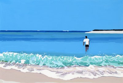 Meer und Mann, 2016 von Hiroyuki Izutsu