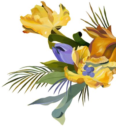 Gelbe Tulpe von Hiroyuki Izutsu