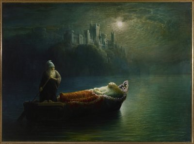Der Tod von Elaine, 1877 von Homer Watson