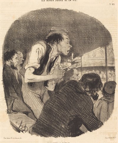 An der Porte Saint-Martin von Honoré Daumier