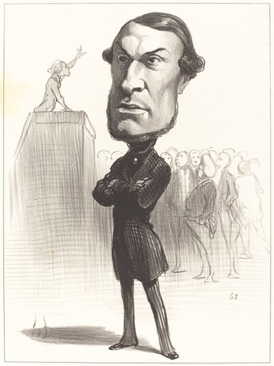 Achille Fould von Honoré Daumier