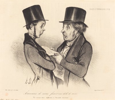 Aktionäre von Minen... von Honoré Daumier